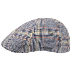 Texas Colour Check Leinen Flatcap By Stetson -Bekleidungsgeschäft Texas Colour Check Leinen Flatcap by Stetson blau.60850 rf2