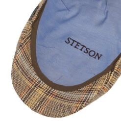 Texas Colour Check Leinen Flatcap By Stetson -Bekleidungsgeschäft Texas Colour Check Leinen Flatcap by Stetson braun.60850 2rf11