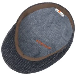 Texas Cotton Stripe Flatcap By Stetson -Bekleidungsgeschäft Texas Cotton Stripe Flatcap by Stetson blau.53267 2rf2