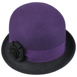 Twotone Glockenhut Mit Blume By Lierys -Bekleidungsgeschäft Twotone Glockenhut mit Blume by Lierys lila.57554 1rf7