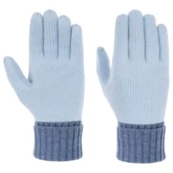 Twotone Kaschmirhandschuhe By Seeberger -Bekleidungsgeschäft Twotone Kaschmirhandschuhe by Seeberger blau.59905 6rf2