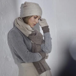 Twotone Kaschmirhandschuhe By Seeberger -Bekleidungsgeschäft Twotone Kaschmirhandschuhe by Seeberger.59905 7