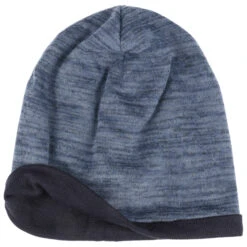Twotone Melange Beanie -Bekleidungsgeschäft Twotone Melange Beanie blau.58346 1rf2