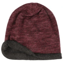 Twotone Melange Beanie -Bekleidungsgeschäft Twotone Melange Beanie bordeaux.58346 1rf27