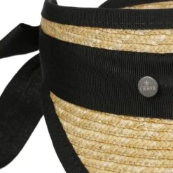 Twotone Strohvisor By Lierys -Bekleidungsgeschäft Twotone Strohvisor by Lierys natur schwarz.61529 4rf201