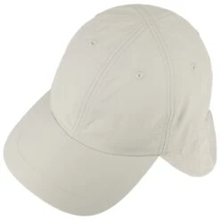 Bekleidungsgeschäft -Bekleidungsgeschäft Uni Cap mit Nackenschutz by Lipodo hellgrau.60037 1rf28