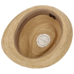 Vetalio Crochet Trilby Strohhut By Stetson -Bekleidungsgeschäft Vetalio Crochet Trilby Strohhut by Stetson natur blau.60724 2rf194