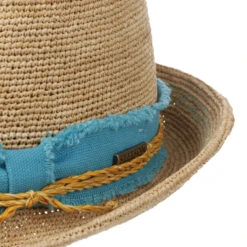 Vetalio Crochet Trilby Strohhut By Stetson -Bekleidungsgeschäft Vetalio Crochet Trilby Strohhut by Stetson natur blau.60724 4rf194