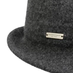 Vialena Trilby Walkhut By Seeberger -Bekleidungsgeschäft Vialena Trilby Walkhut by Seeberger anthrazit.63296 4rf16