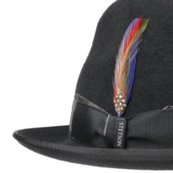 Villarson Player Wollhut By Stetson -Bekleidungsgeschäft Villarson Player Wollhut by Stetson schwarz.58839 4rf4