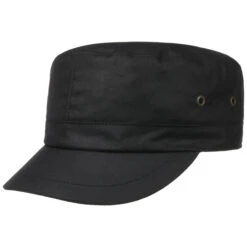 Waxed Armycap By Lierys -Bekleidungsgeschäft Waxed Armycap by Lierys schwarz.59964 rf4