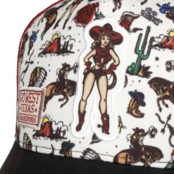 Wild Wild West Trucker Cap By King Kerosin -Bekleidungsgeschäft Wild Wild West Trucker Cap by King Kerosin schwarz wei .66143 4f173