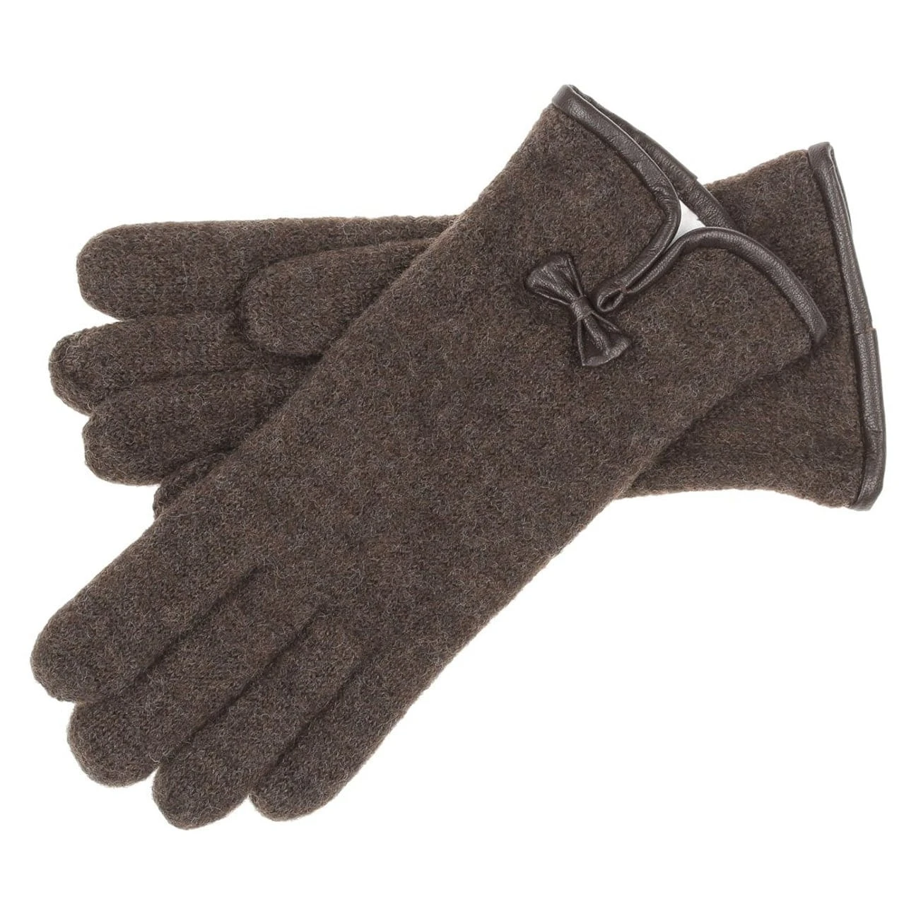 Woolmark Handschuhe Mit Lederpaspel 7 Woolmark Handschuhe Mit Lederpaspel – Bild 7